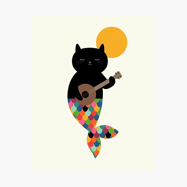 Purrmaid Photographic Print