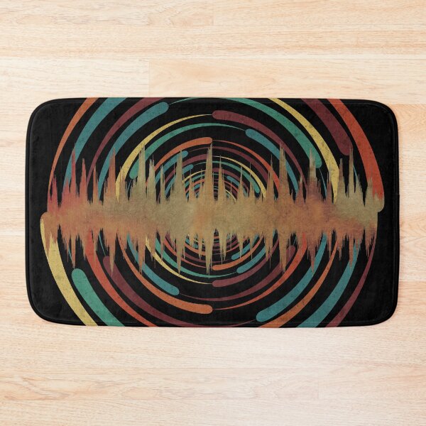 Item preview, Geometric Sunset Vibes - Sound Wave designed and sold by maryedenoa.