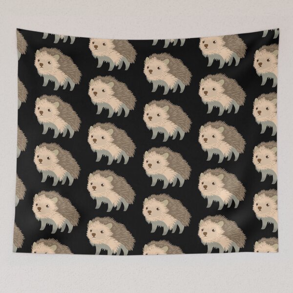 Item preview, cute little spikey floof hedgehog designed and sold by jazzydevil.