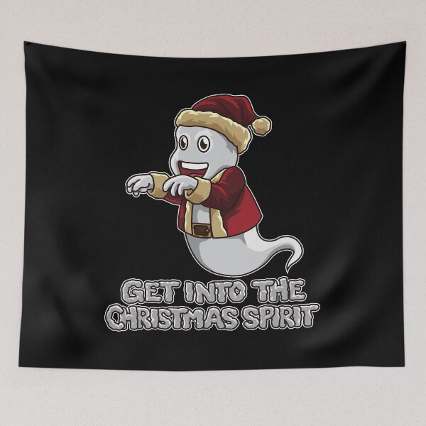 Item preview, Get Into The Christmas Spirit - Funny Xmas Ghost designed and sold by anziehend.