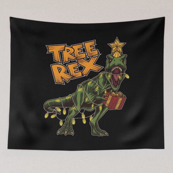 Item preview, Tree Rex - Decorated Tyrannosaurus Rex for Xmas designed and sold by anziehend.