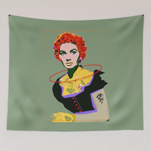 Item preview, Starlet with Colourful Hair designed and sold by KALEIDOSCOPE UK.