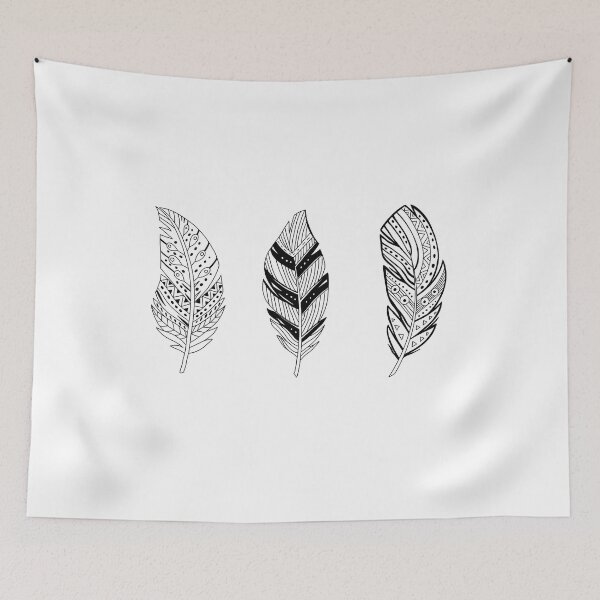 Item preview, Feather black I designed and sold by MrsDeeDesigns.