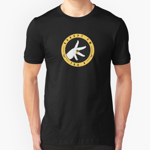 BEST SELLER - Kurupt FM Logo Slim Fit T-Shirt
