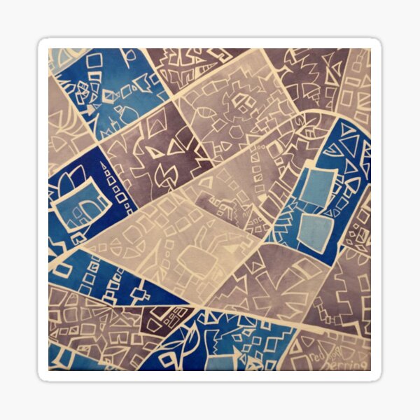 Street Map no. 2 Sticker