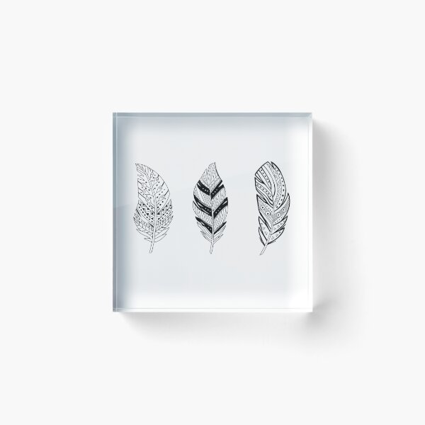 Item preview, Feather black I designed and sold by MrsDeeDesigns.