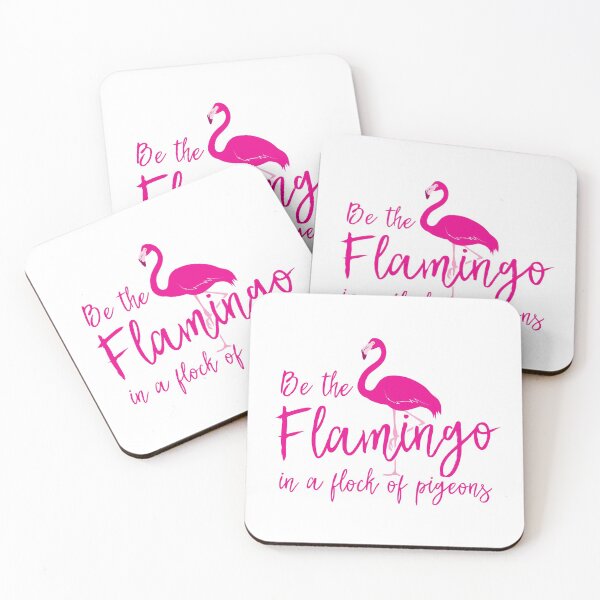 Item preview, Be the flamingo in a flock of pigeons designed and sold by jazzydevil.