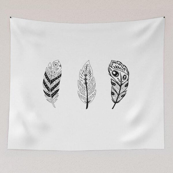 Item preview, Feather black III designed and sold by MrsDeeDesigns.