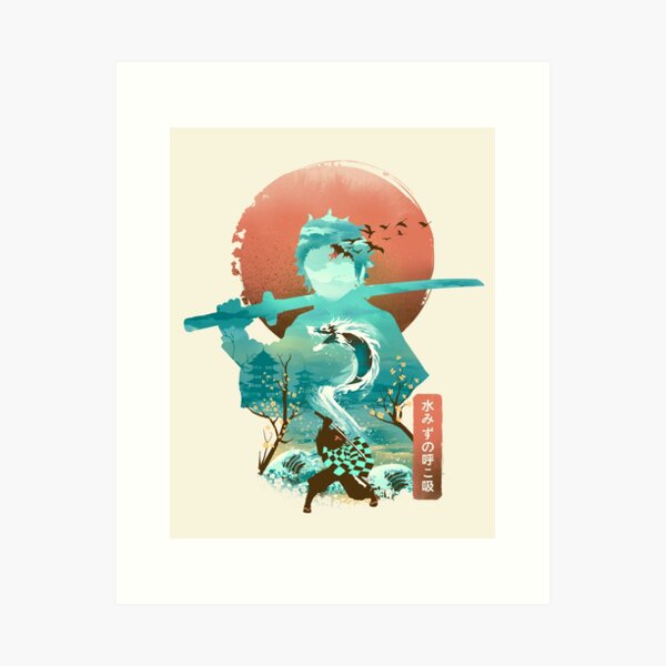 Item preview, Ukiyo e Souffle d'eau designed and sold by Dan Elijah Fajardo.
