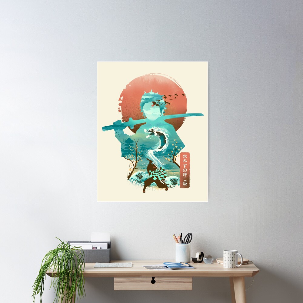 Ukiyo e Breath of Water Poster