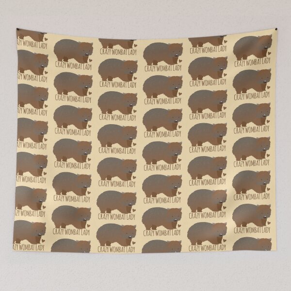 Item preview, Crazy wombat lady designed and sold by jazzydevil.