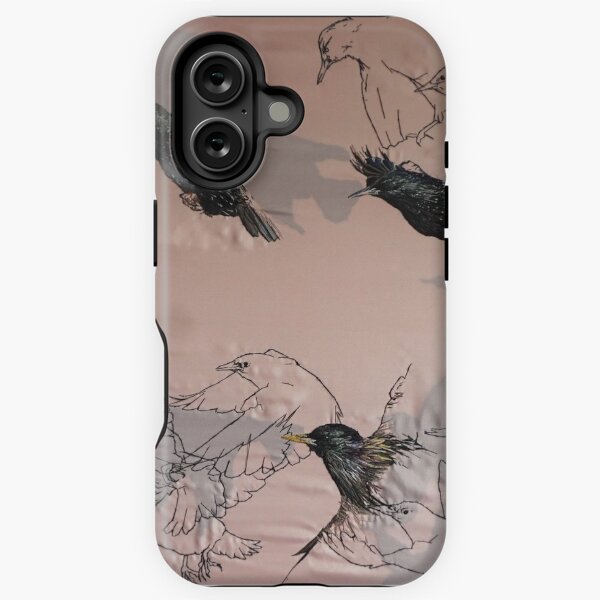 Starling Murmuration 1 Art iPhone Tough Case