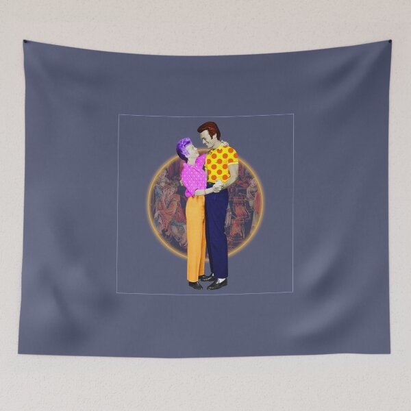 Item preview, Colourful Dancing Couple with Polka Dots designed and sold by KALEIDOSCOPE UK.
