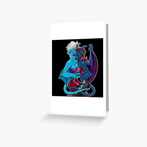 Gargoyle Girls Greeting Card