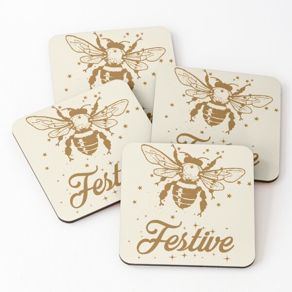 Item preview, Bee festive typography text art quote by Word Fandom - wordfandom designed and sold by Kerry Pritchard.