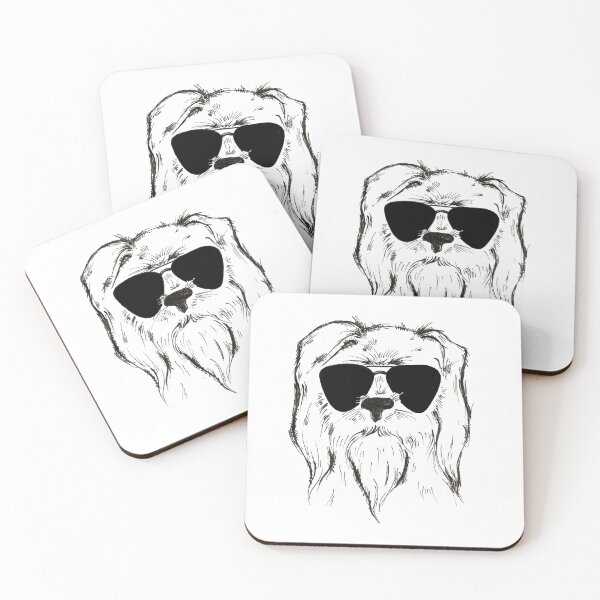 Item preview, Maltese Dog With Sunglasses designed and sold by HighArtDesigns.