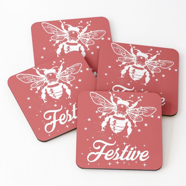 Item preview, Bee festive typography text art quote by Word Fandom - wordfandom designed and sold by Kerry Pritchard.