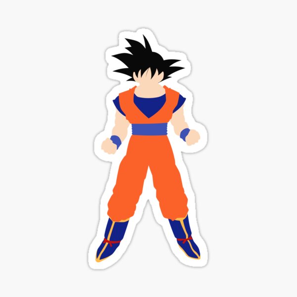 Goku Son Minimalist Sticker