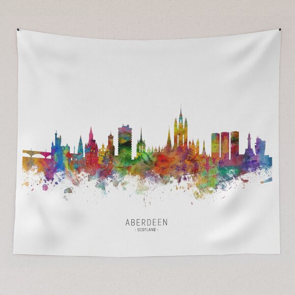 Artikelvorschau, Aberdeen Scotland Skyline entworfen und verkauft von ArtPrints.