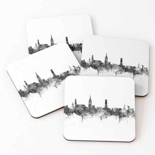 Item preview, Bruges Belgium Skyline designed and sold by ArtPrints.