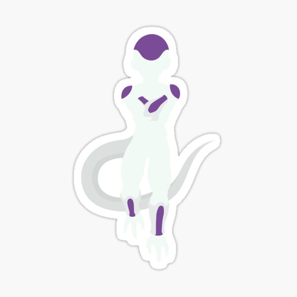 Frieza Fourth Form Minimalist Sticker