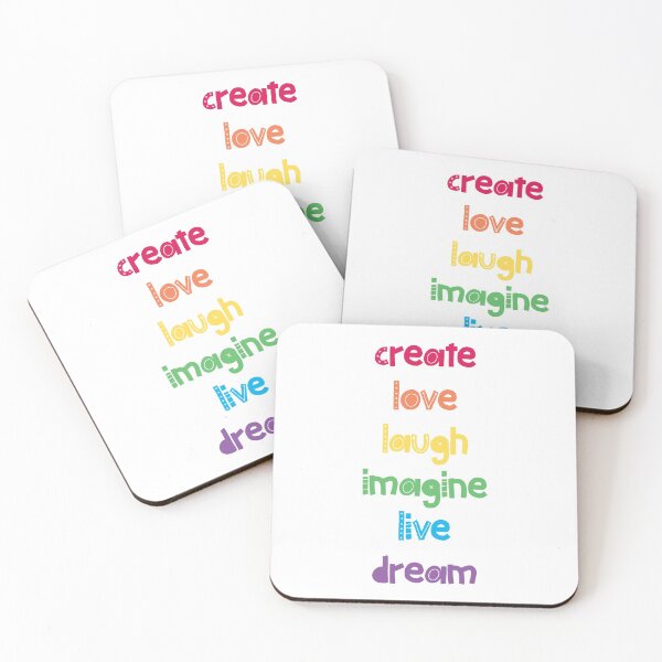 Item preview, Create, love, laugh, imagine, live, dream designed and sold by theflossbox.