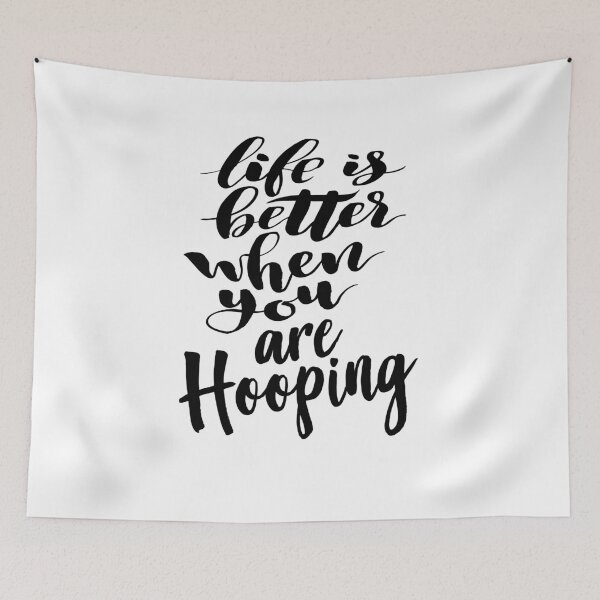 Item preview, Life is Better When You Are Hooping Hooper Basketball  designed and sold by ProjectX23.
