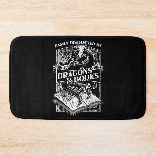 Item preview, Easily Distracted By Dragons and Books designed and sold by grendelfly73.