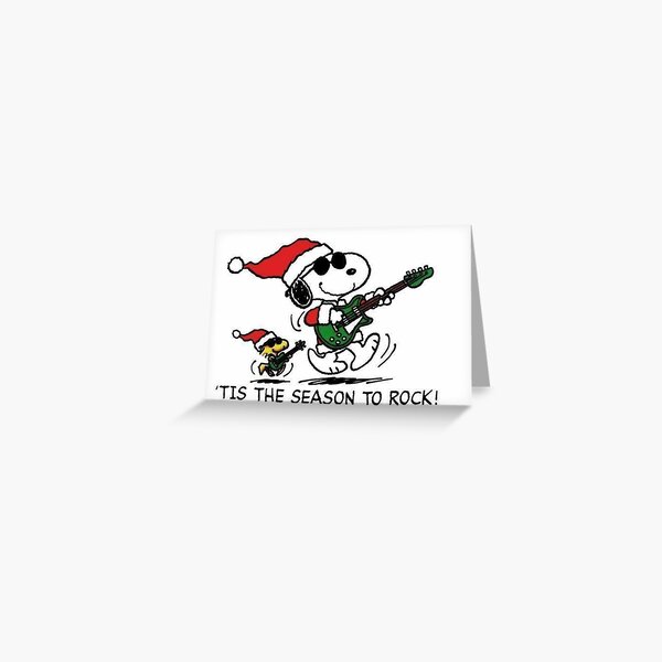 Rock & roll christmas Greeting Card