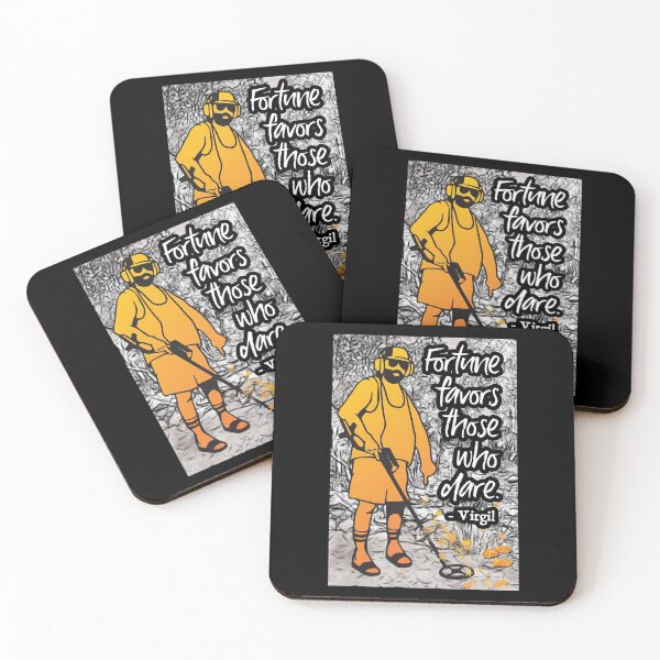 Item preview, Gold prospecting classical literature luck quote by the ancient philosopher Virgil designed and sold by bushwombat.