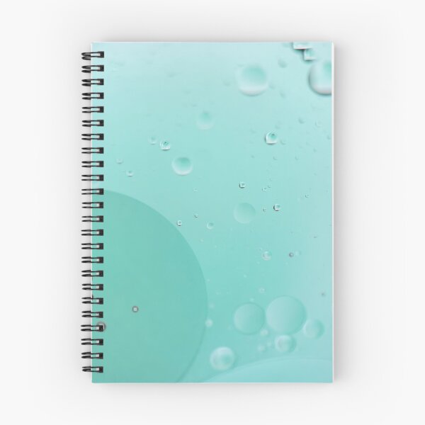 Item preview, Oil drops in water. Defocused abstract psychedelic pattern image light blue colored. DOF. designed and sold by anytka.
