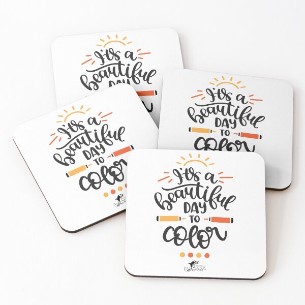 Item preview, It's a Beautiful Day to Color designed and sold by coloringbliss.