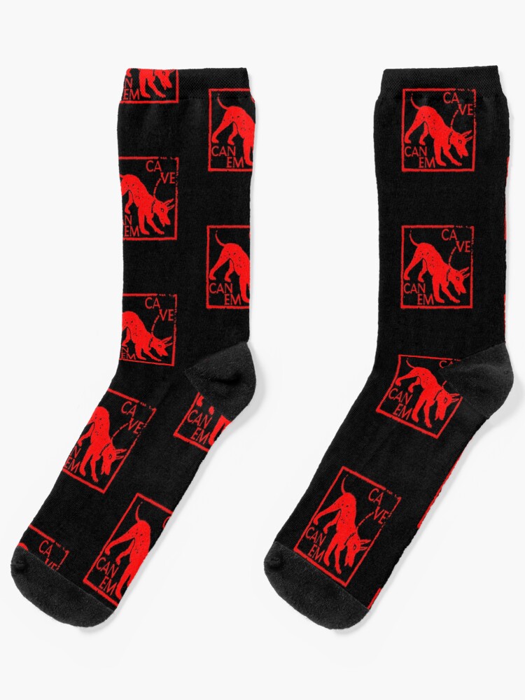 calcetines cuidado con el perro