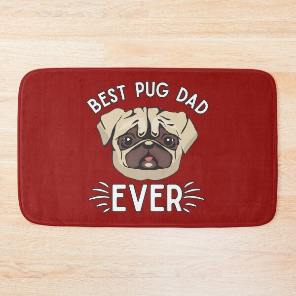 Item preview, Best Pug Dog Dad Ever Funny and Cute Gifts for dad who loves pugs designed and sold by alenaz.