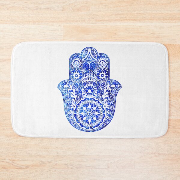 Item preview, Blues Hamsa Hand designed and sold by maryedenoa.