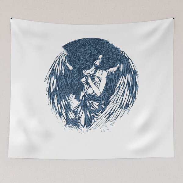 Item preview, Angel in Blue designed and sold by weewhirlwind.