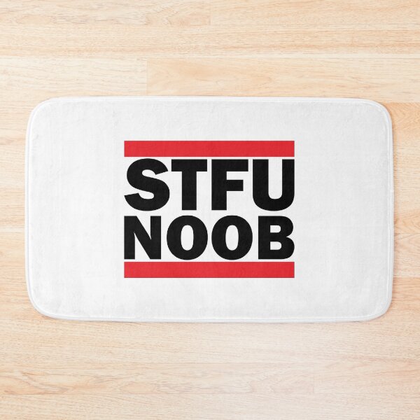 Item preview, STFU NOOB (Black Text) designed and sold by Playsuit-Life.
