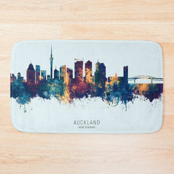 Artikelvorschau, Auckland New Zealand Skyline entworfen und verkauft von ArtPrints.