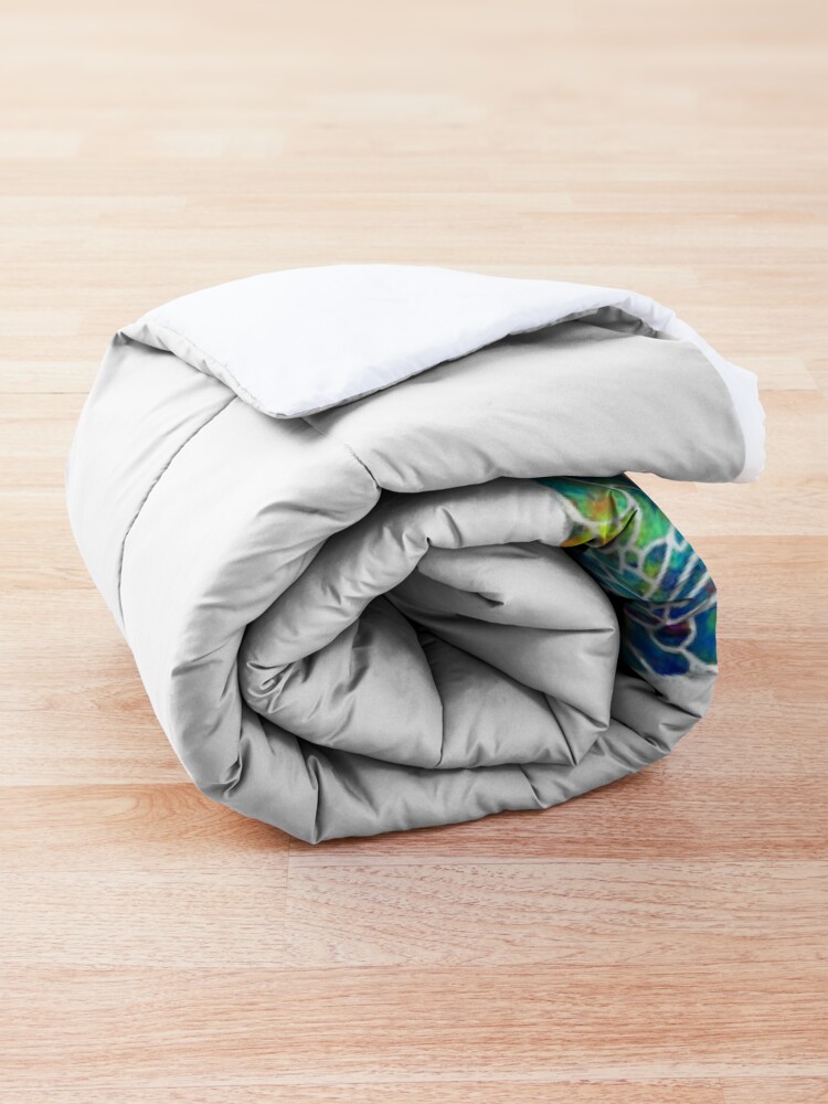 Alternate view of Sea Turtle Watercolor Art Comforter