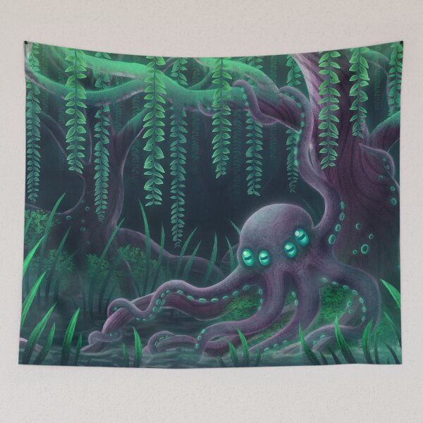 Item preview, Tree Climbing Octopus designed and sold by doomed-dreamer.