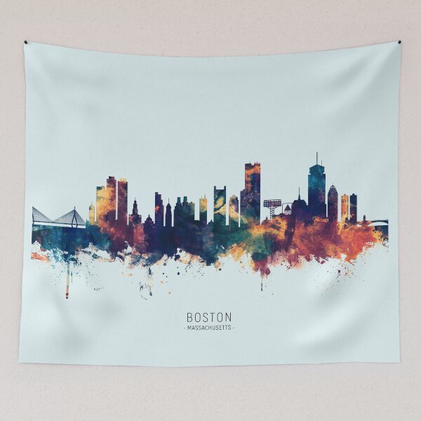 Item preview, Boston Massachusetts Skyline designed and sold by ArtPrints.