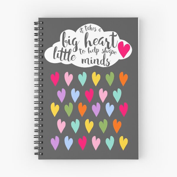 Item preview, Colourful heart rain for teacher it takes a big heart to help shape little minds designed and sold by TheArtyApples.