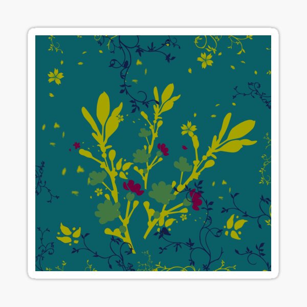 Aperçu de l'œuvre Décor floral créée et vendue par Knyso.