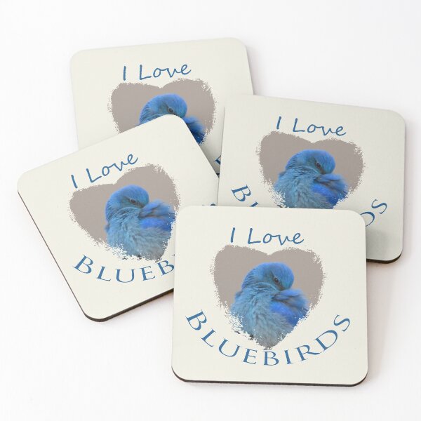 Item preview, I Love Bluebirds designed and sold by Whisperingpeaks.