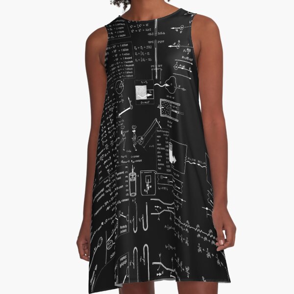 General Physics College Course PHY110, #GeneralPhysics #CollegeCourse #PHY110 #Physics  A-Line Dress
