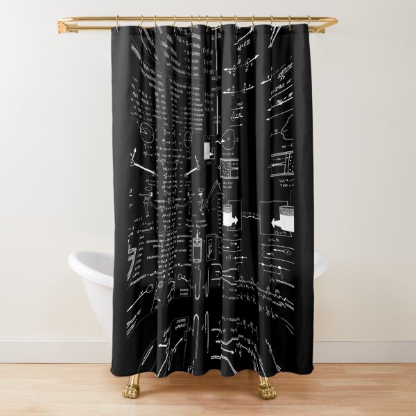 General Physics College Course PHY110, #GeneralPhysics #CollegeCourse #PHY110 #Physics  Shower Curtain