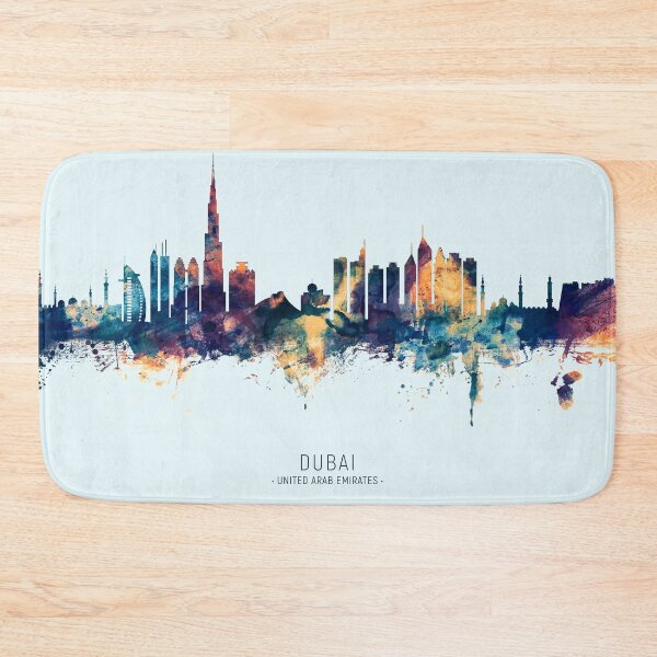 Aperçu de l'œuvre Dubai Skyline créée et vendue par ArtPrints.