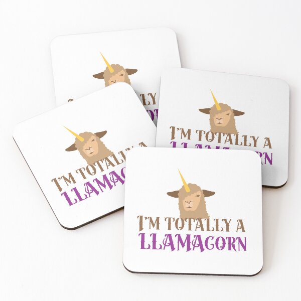 Item preview, I'm totally a llamacorn designed and sold by jazzydevil.