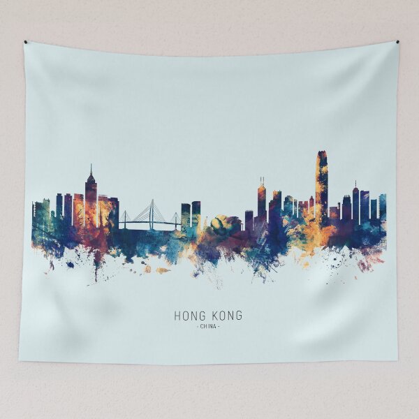Artikelvorschau, Hong Kong Skyline entworfen und verkauft von ArtPrints.