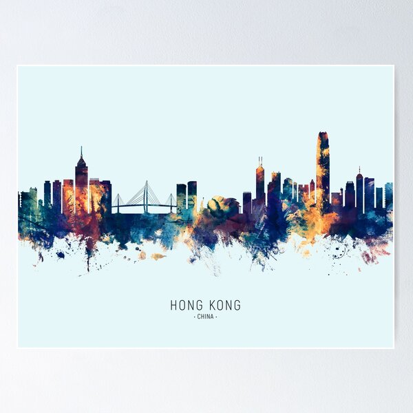Artikelvorschau, Hong Kong Skyline entworfen und verkauft von ArtPrints.